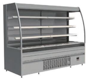 半縦の冷やされていたケーキの陳列ケース375L Multidecksのケーキの陳列ケース