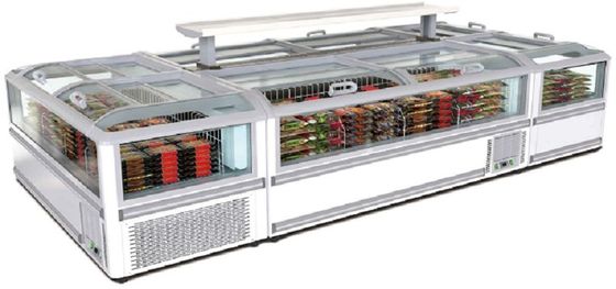 上限版ガラス ドアの箱のフリーザー600L 700L 1000Lの静的な冷却
