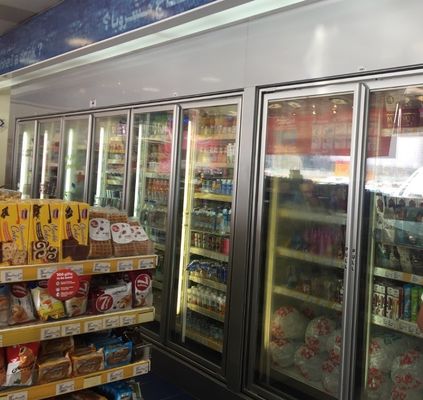 ガラス ドアが付いているより涼しいフリーザーの中型の低温の商業歩行3/4/5/6/7/8/9/10のドア