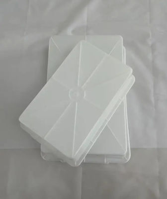 白色 厚く 品種分け 大きいゴム盆 長方形 スーパー プラスチック 白色盆