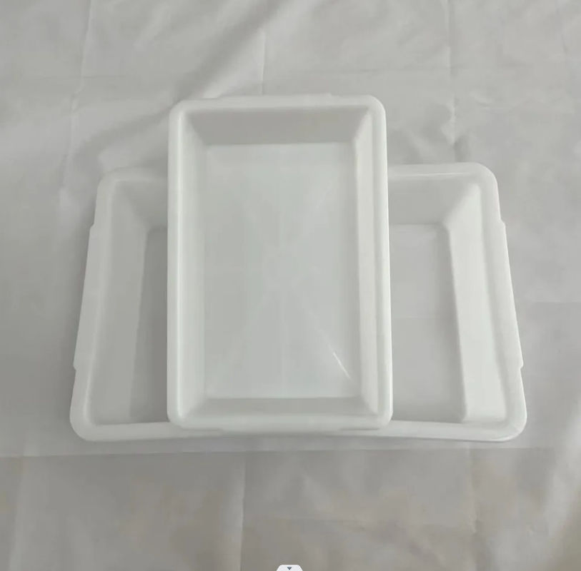 スーパー プラスチック 厚い 白い 直角型 貯蔵 氷皿 展示 食品 冷蔵庫