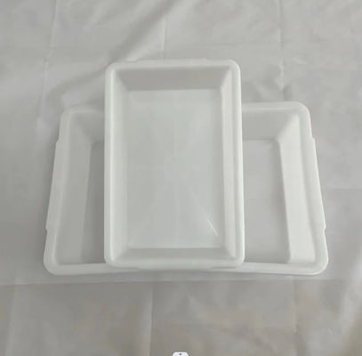 スーパー プラスチック 厚い 白い 直角型 貯蔵 氷皿 展示 食品 冷蔵庫
